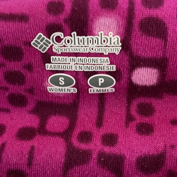 Columbia, women’s size small, light fleece top, pink - Picture 2 of 4
